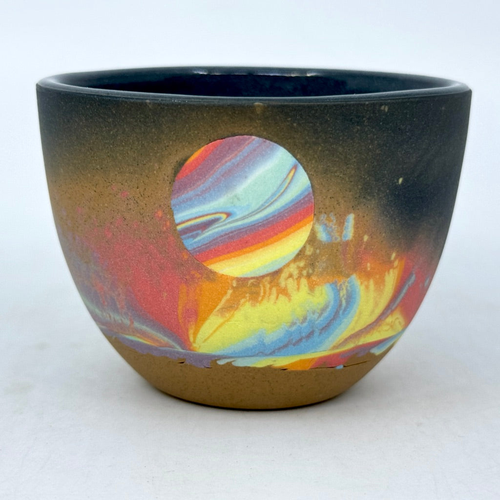 Rainbow Sandy Aurora Teacup *Preorder ship in 4-6 weeks*