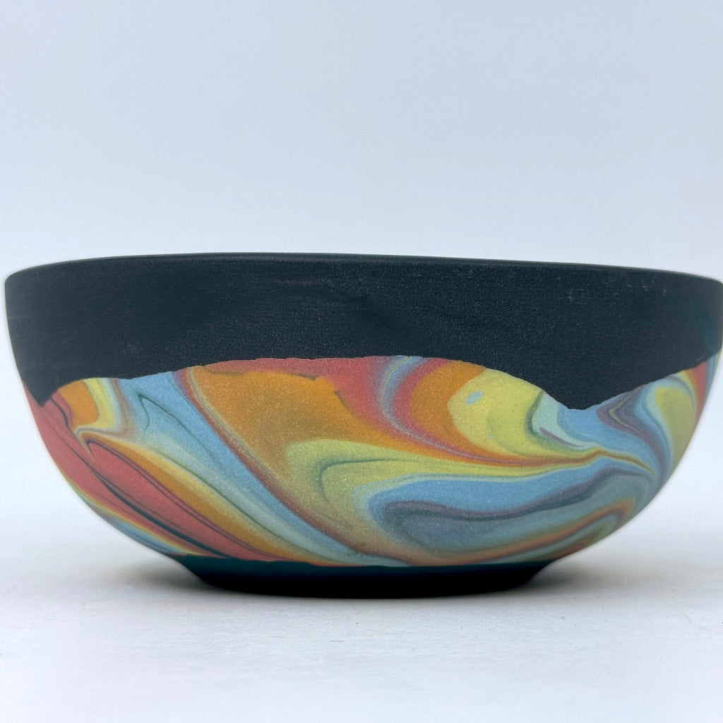 Teal Mountain Stardust Soup Bowl  *Preorder ship in 4-6 weeks*