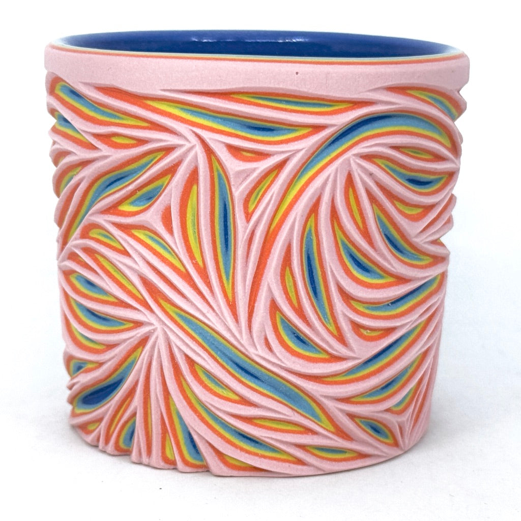 Intricate Cotton Candy 5-Layer Tumbler