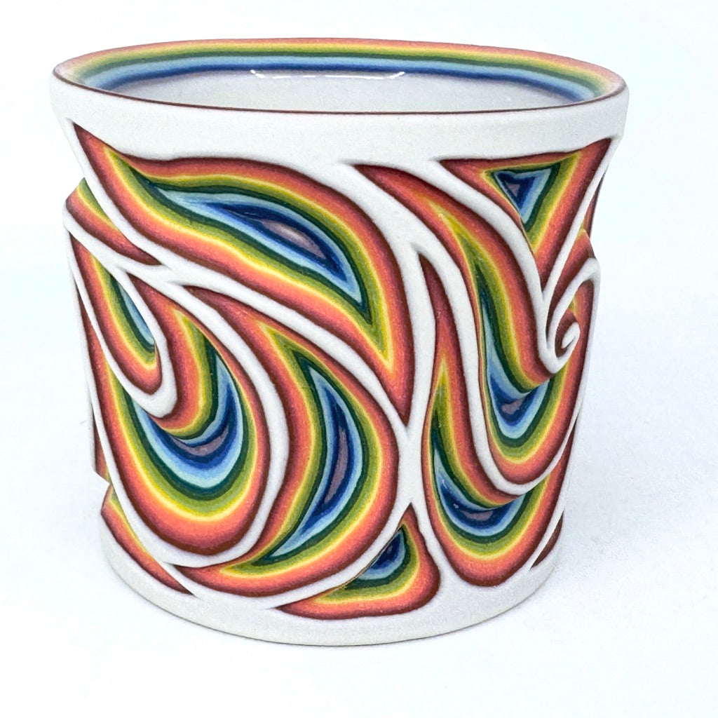 18-Layer Swirl Tumbler- Functional Fine Art Tumbler 2024 *Ready to Ship*