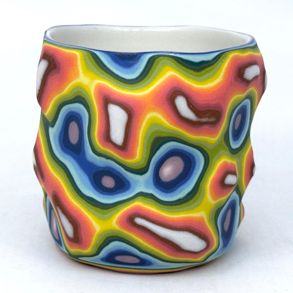 18 Layer Rainbow Topography Functional Fine Art Tumbler (2024)