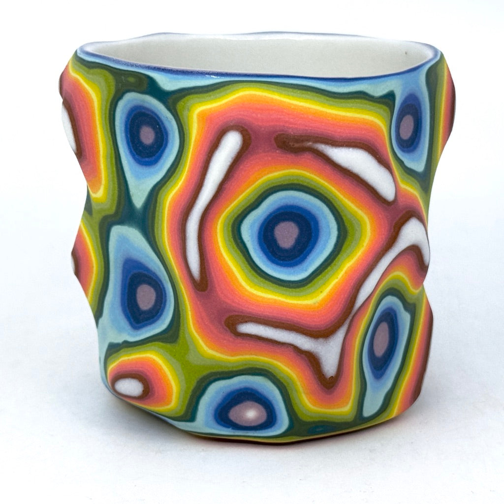 18 Layer Rainbow Topography Functional Fine Art Tumbler (2024)