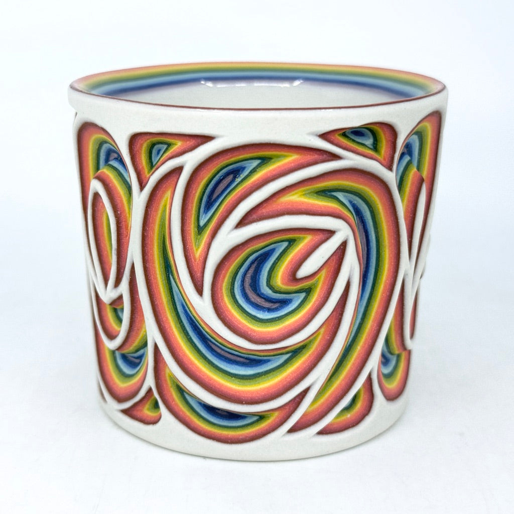 18-Layer Swirl Tumbler- Functional Fine Art Tumbler 2024 *Ready to Ship*