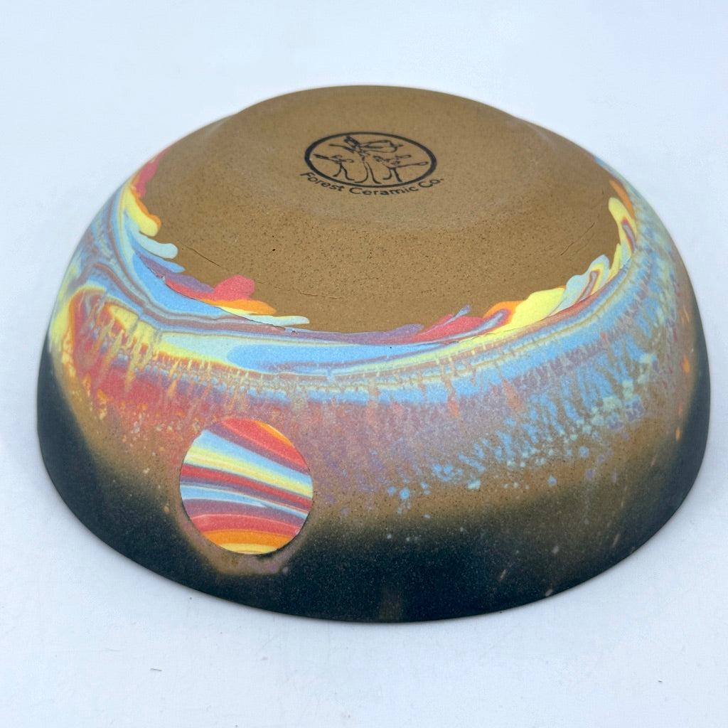 Rainbow Sandy Aurora Soup Bowl *Preorder ship in 4-6 weeks*