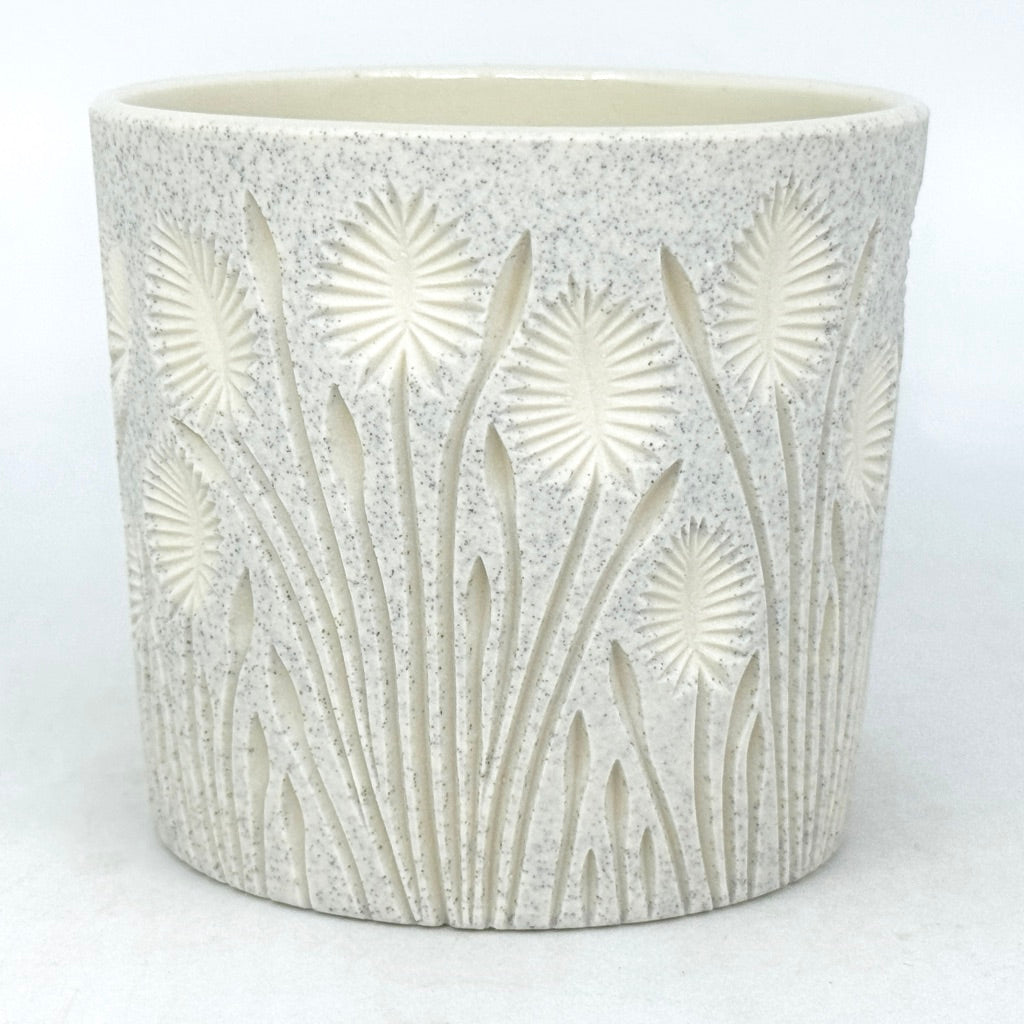 Botanical Carved Speckled Luminary *Made to Order* Ship for Holidays