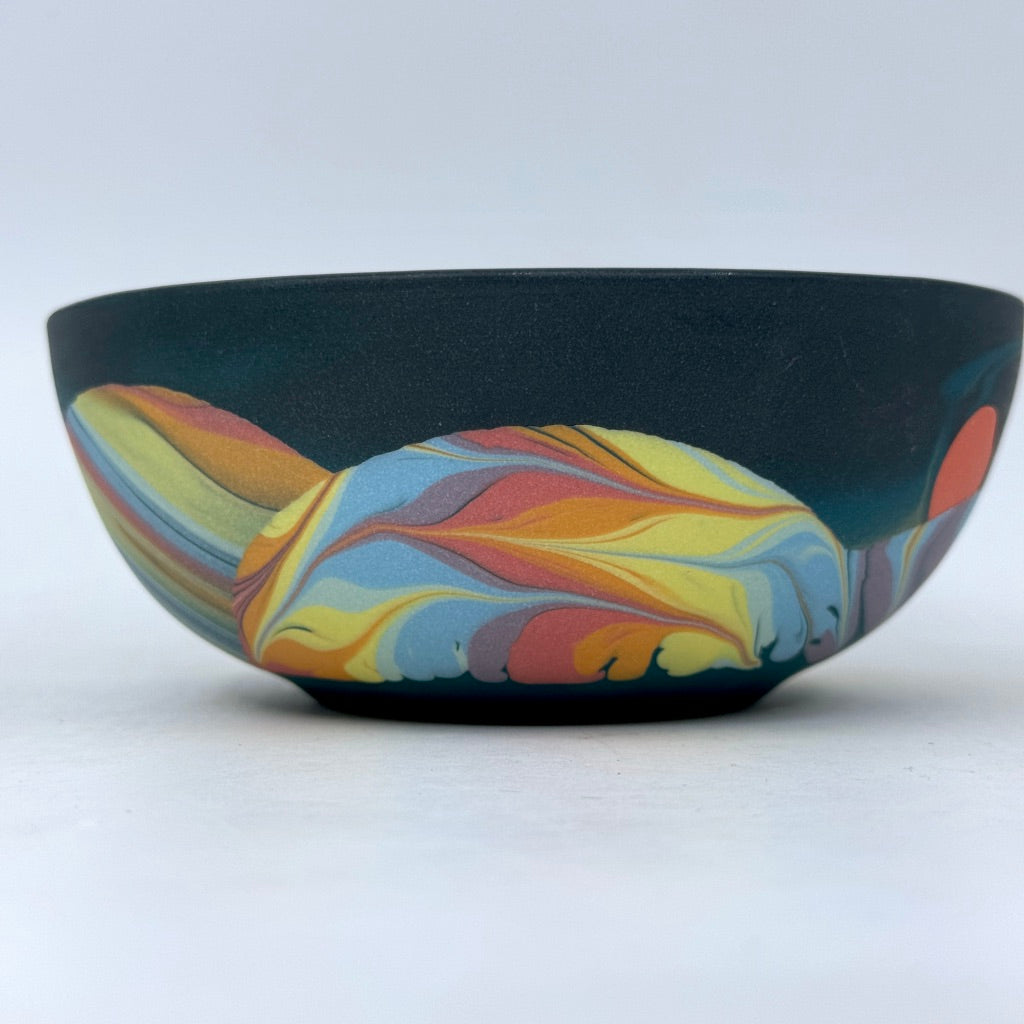 Teal Mountain Stardust Soup Bowl  *Preorder ship in 4-6 weeks*