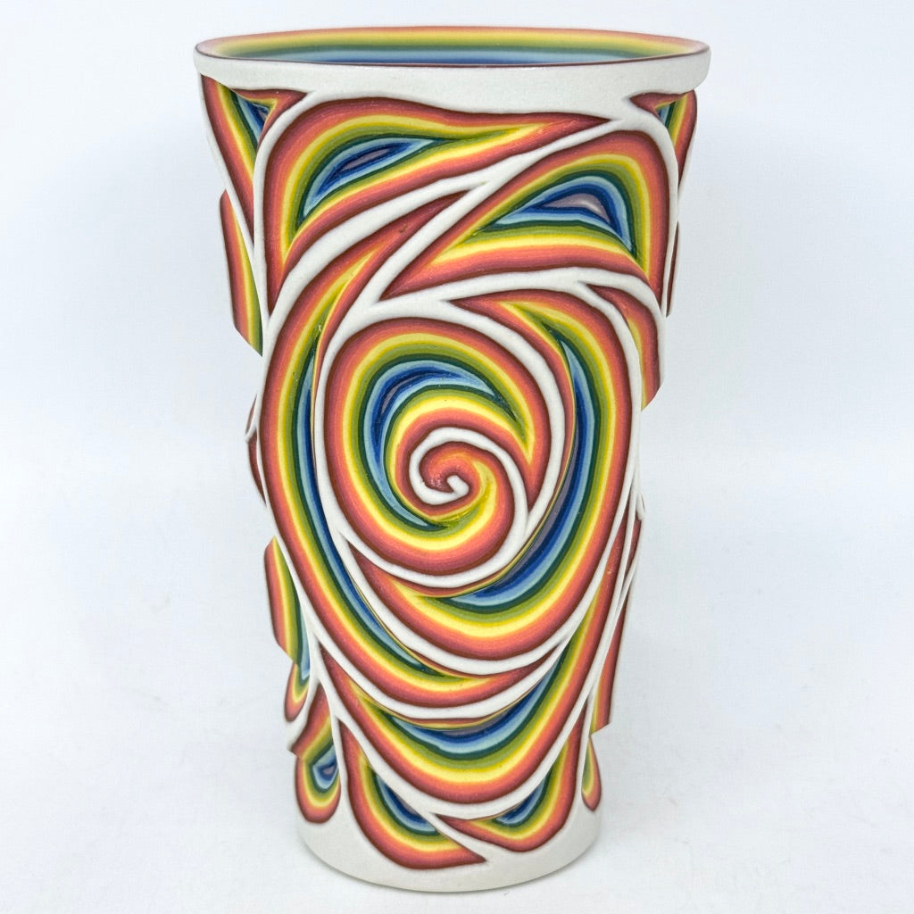 18-Layer Swirl Pint - Functional Fine Art Pint 2024 *Ready to Ship*