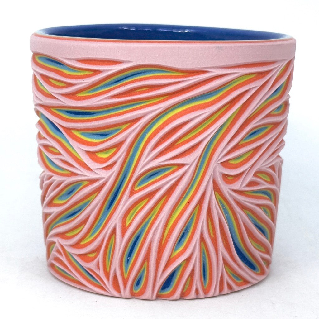 Intricate Cotton Candy 5-Layer Tumbler