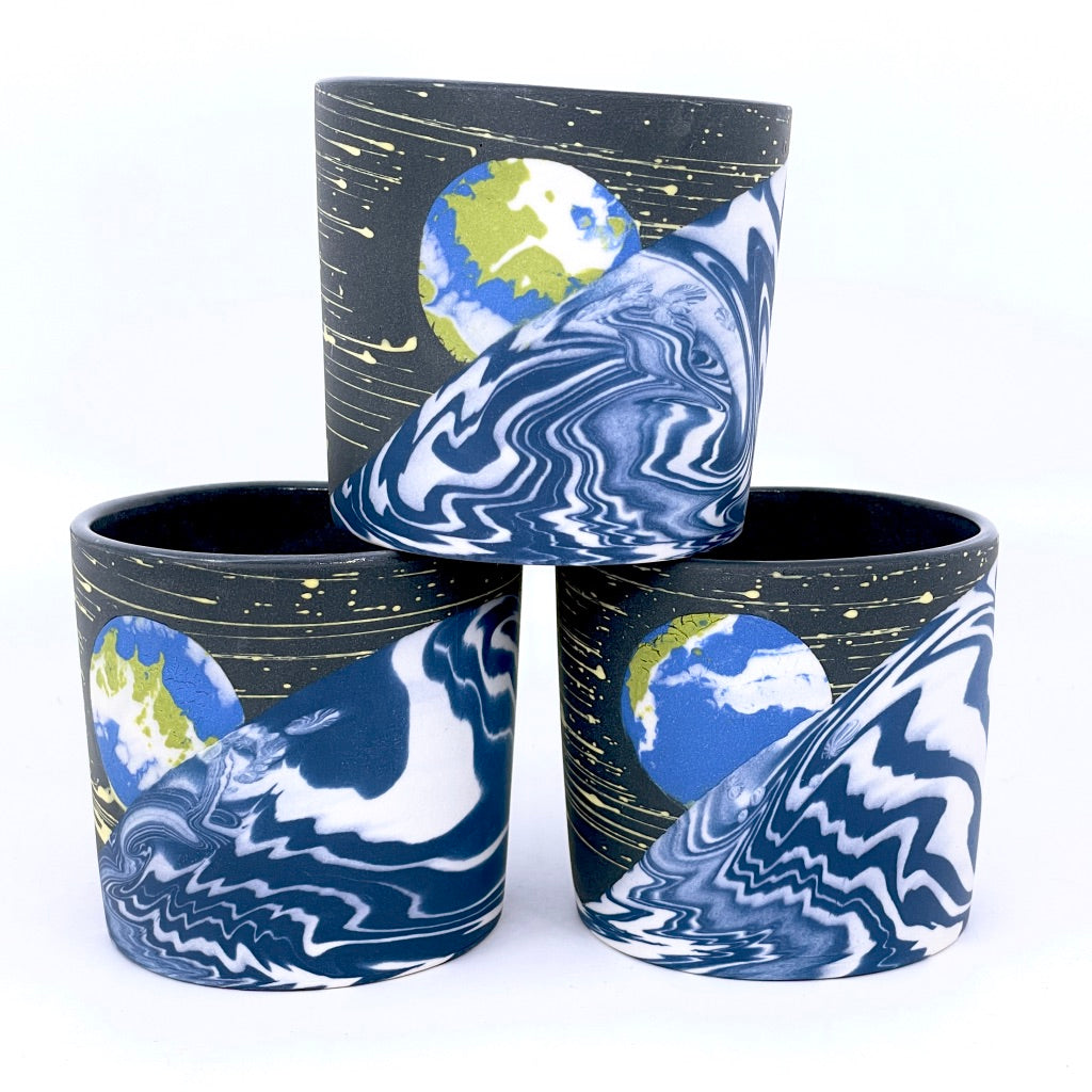 Earth Day Night Wave Tumbler (2023 Collection) Ready to Ship